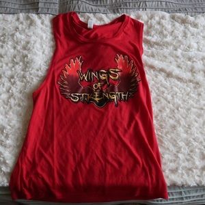 Wings of Strength Soft Workout Muscle Tank